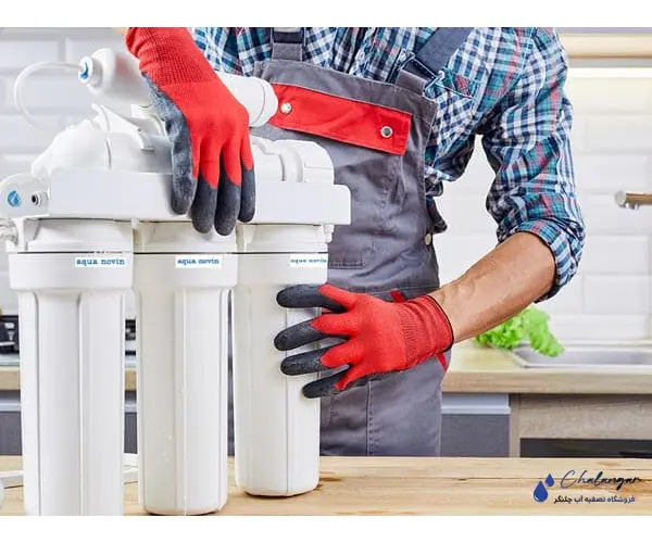 هواگیری دستگاه تصفیه آب خانگی